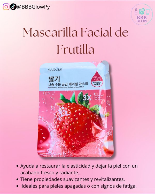 Mascarilla Facial De Frutilla