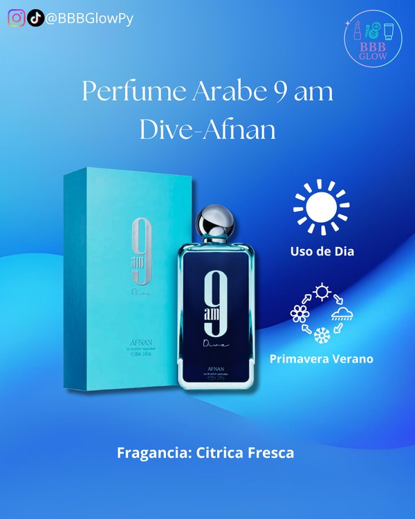 Perfume Arabe 9AM Dive