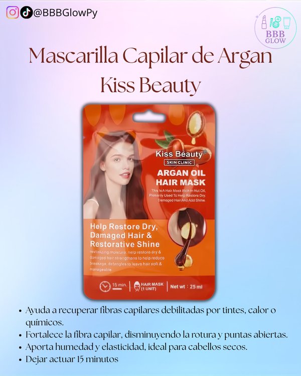 Mascara Capilar Oleo De Argan