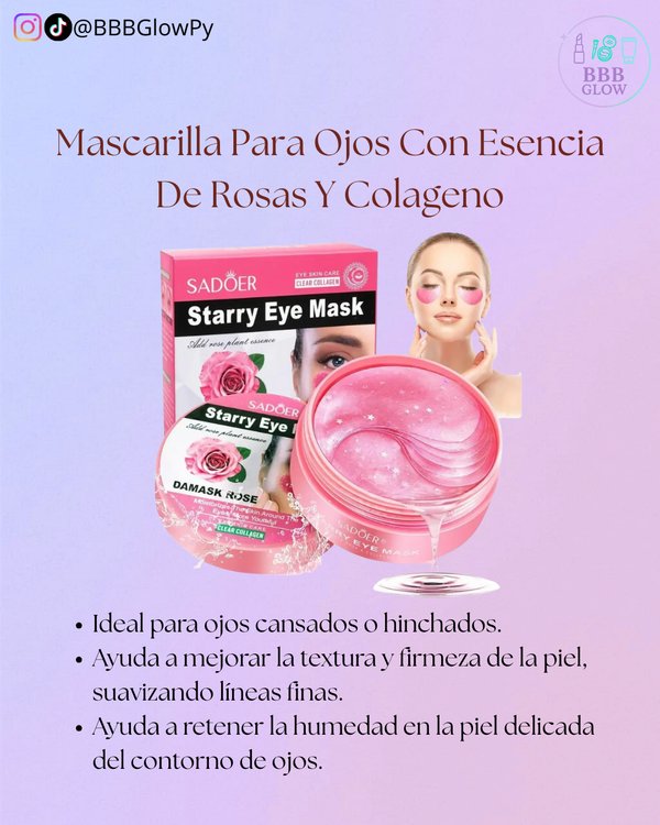 Mascarilla Para Ojeras De Rosas De Damasco