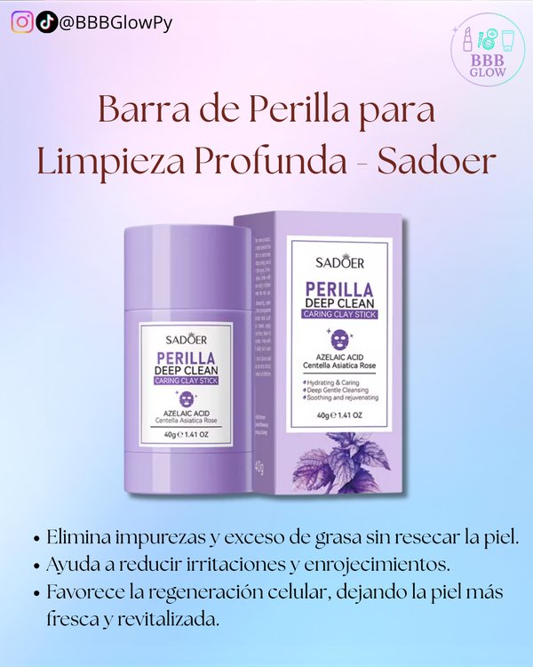 Limpiador Facial En Stick De Perilla - Sadoer