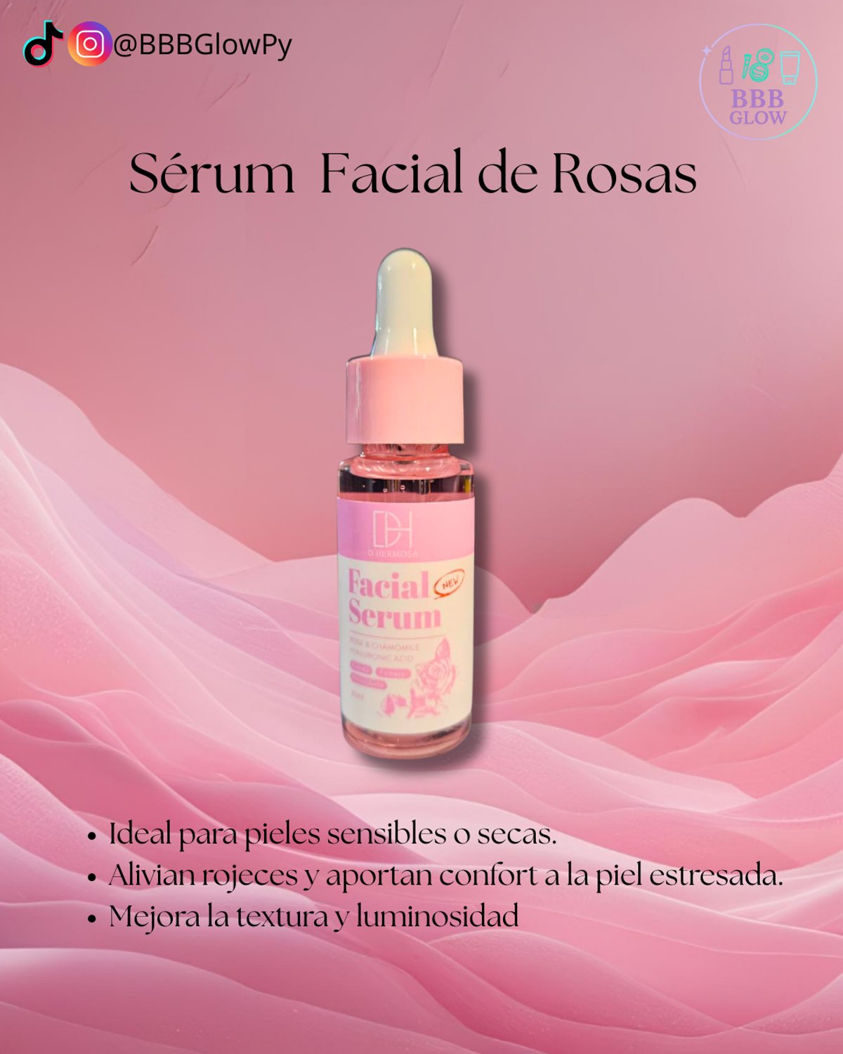 Serum Facial De Rosas