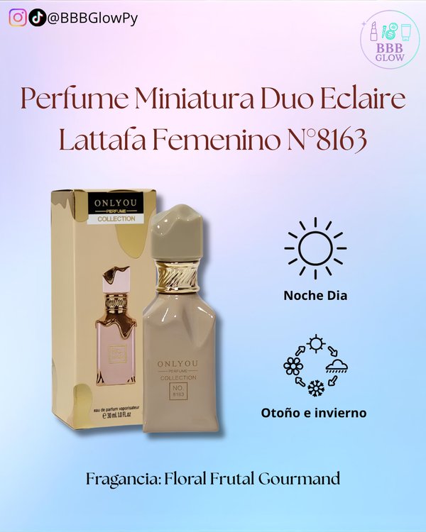 Perfume Miniatura Duo Eclaire Lattafa Femenino N°8163