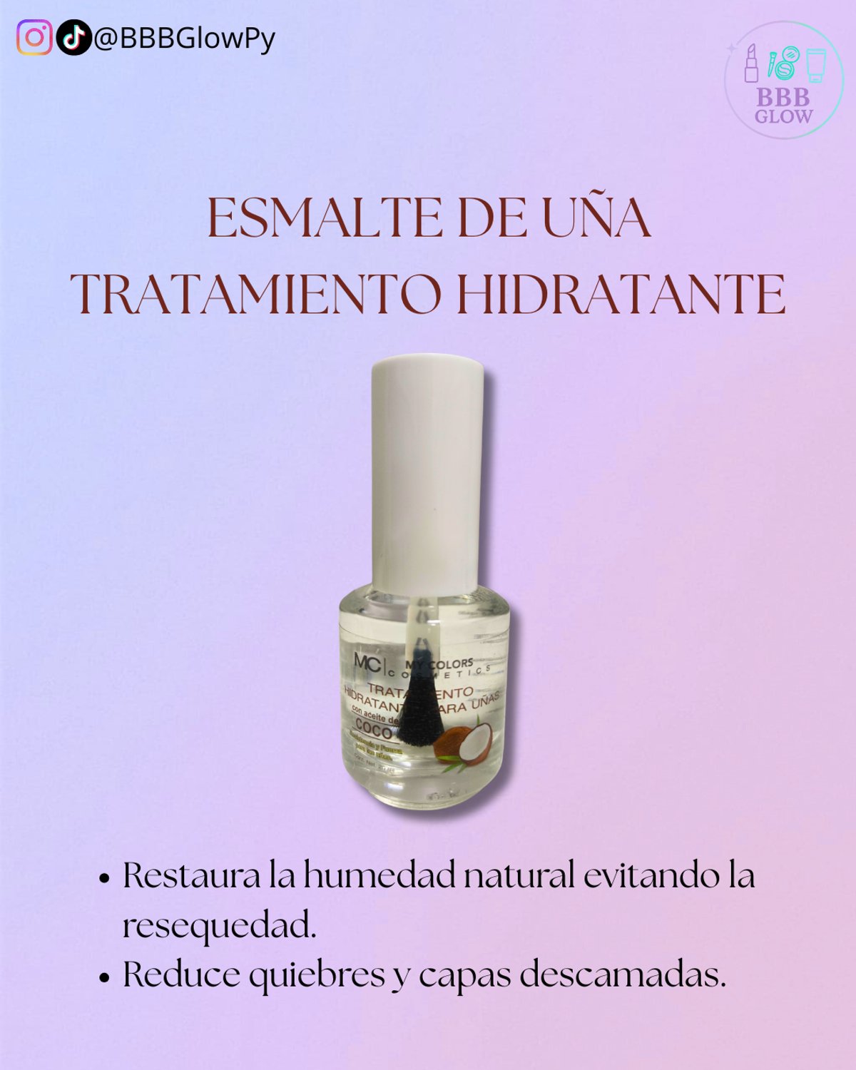 Esmalte De Uña Tratamiento Hidratante