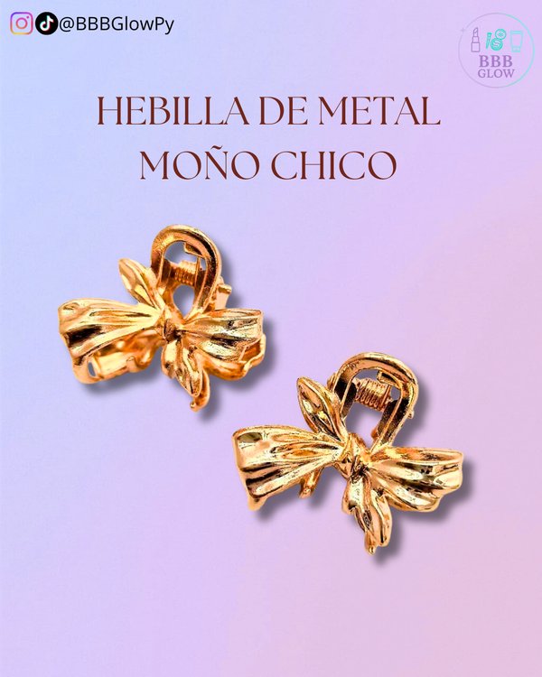 Hebilla De Metal Moño Chico