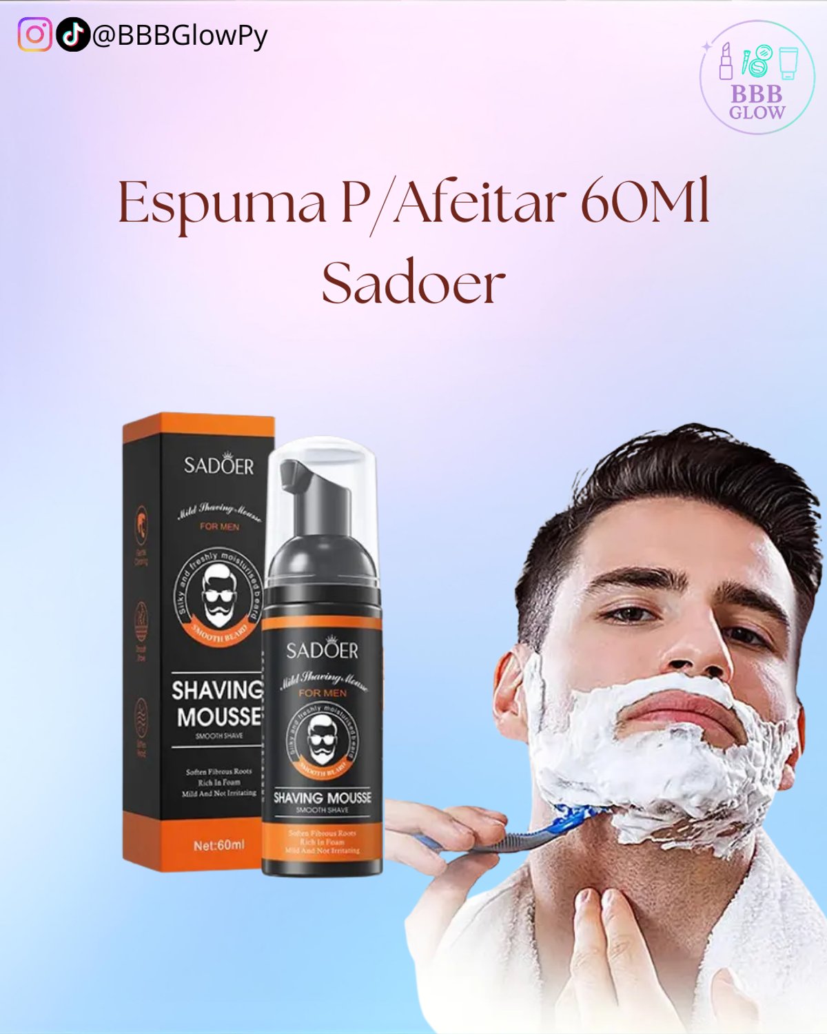Crema de Barbear Men's Mousse