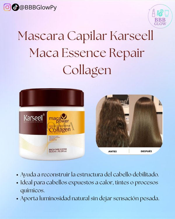 Mascara Capilar De Colageno - Karseell