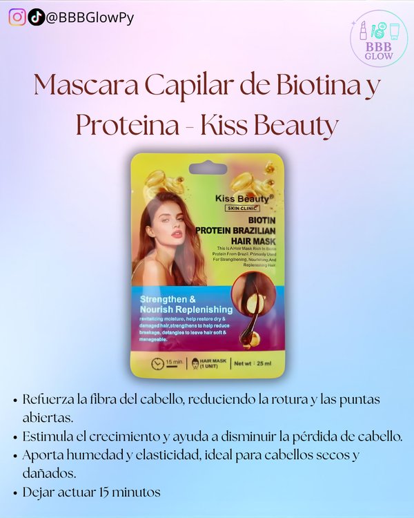 Mascara Capilar Biotina Y Proteina Brasilera