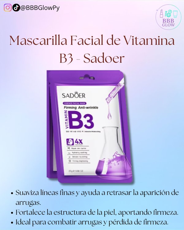 Mascarilla Facial Vitamina B03 - Sadoer