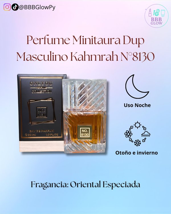 Perfume Minitaura Dup Masculino Kahmrah N°8130