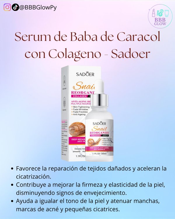 Serum Blanqueador Con Baba De Caracol