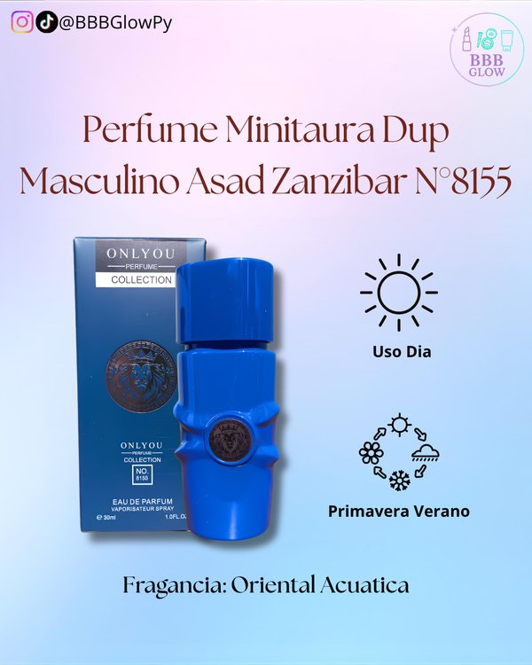 Perfume Minitaura Dup Masculino Asad Zanzibar N°8155