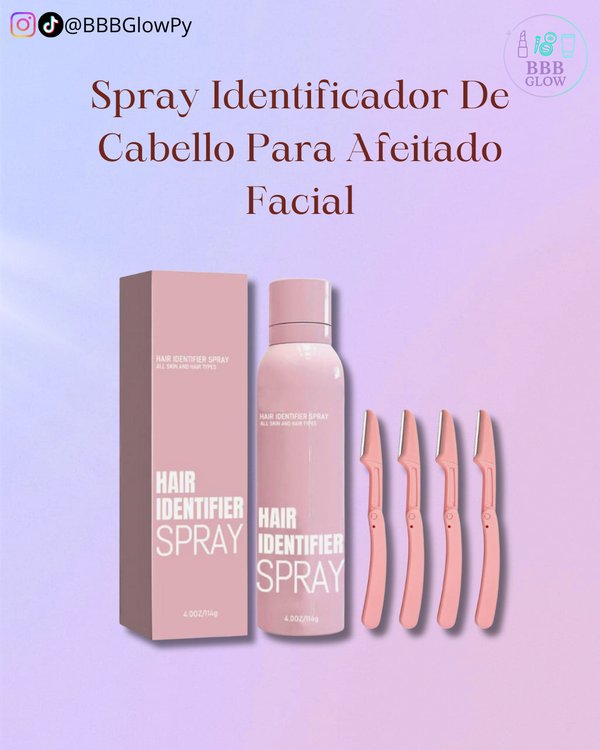 Spray Identificador De Cabello Para Afeitado Facial