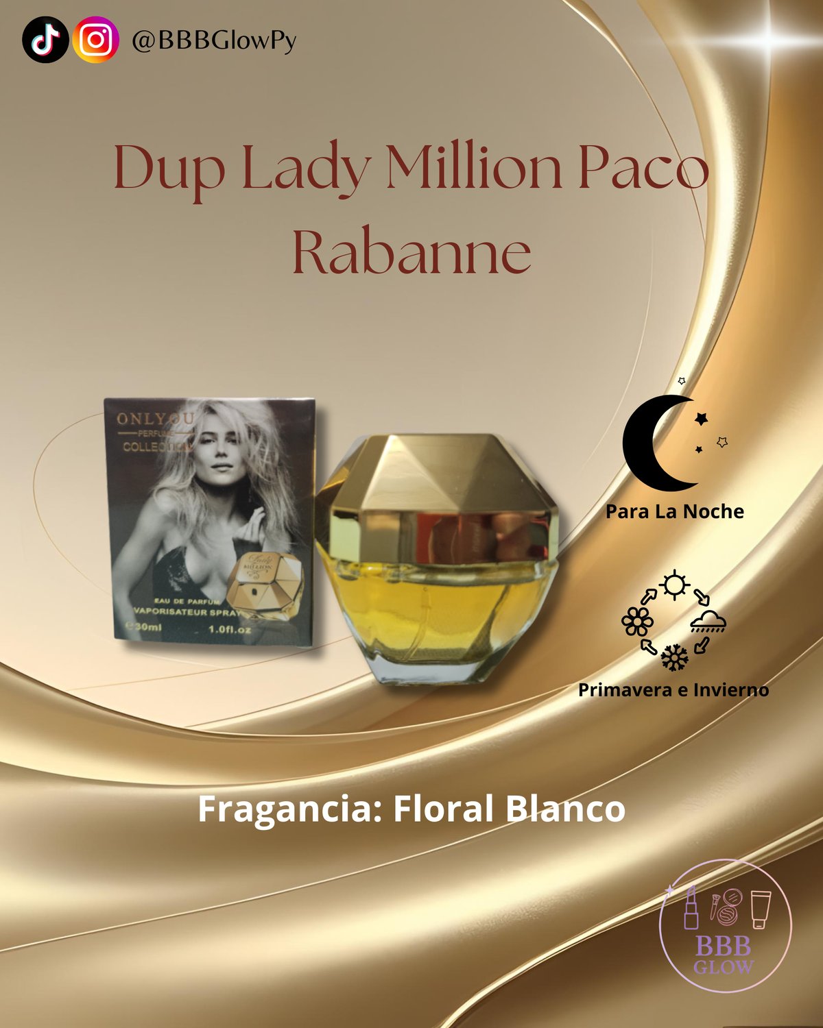 Perfume Miniatura Dup Lady Million Paco Rabanne