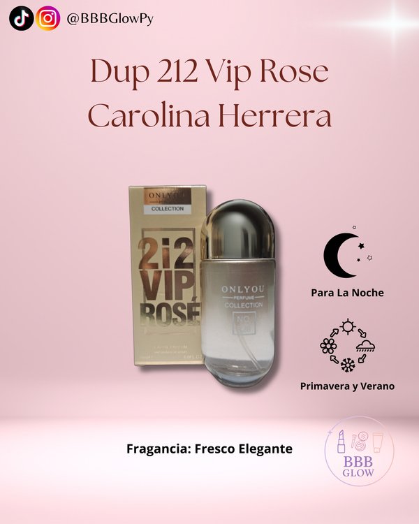 Perfume Miniatura Dup 212 Vip Rose Carolina Herrera