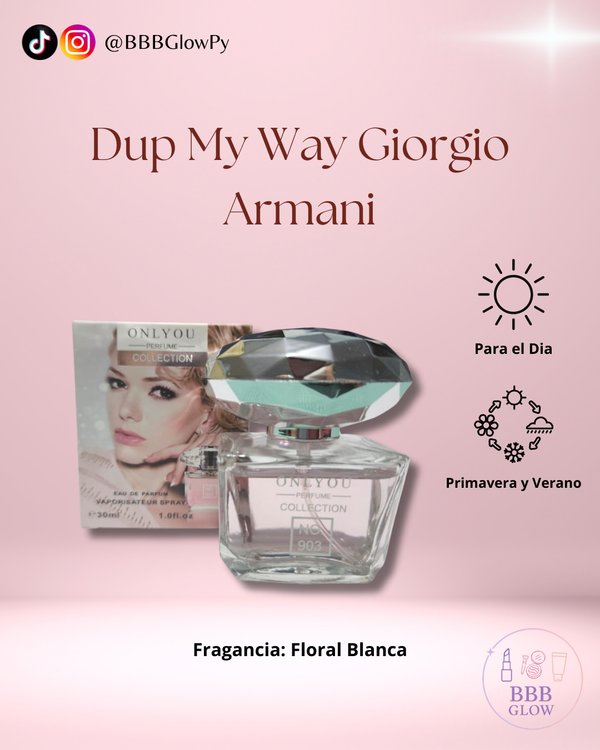 Perfume Miniatura Dup My Way Giorgio Armani
