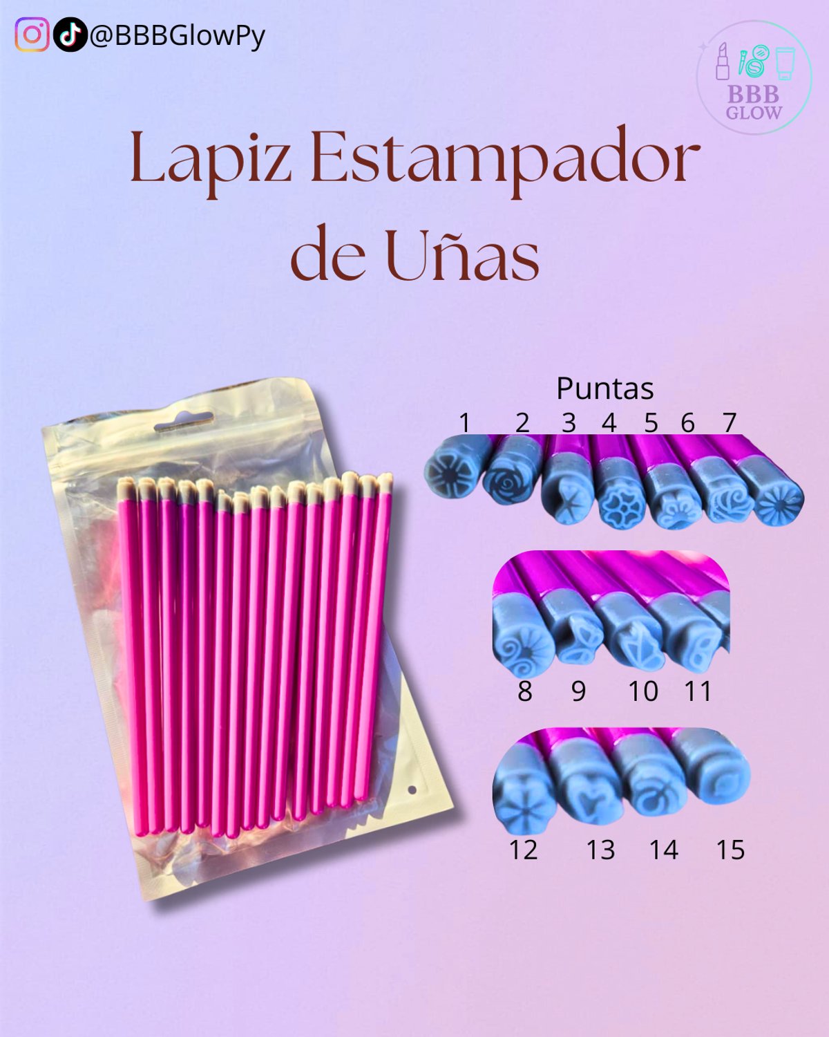 Lapiz Estampador de Uñas