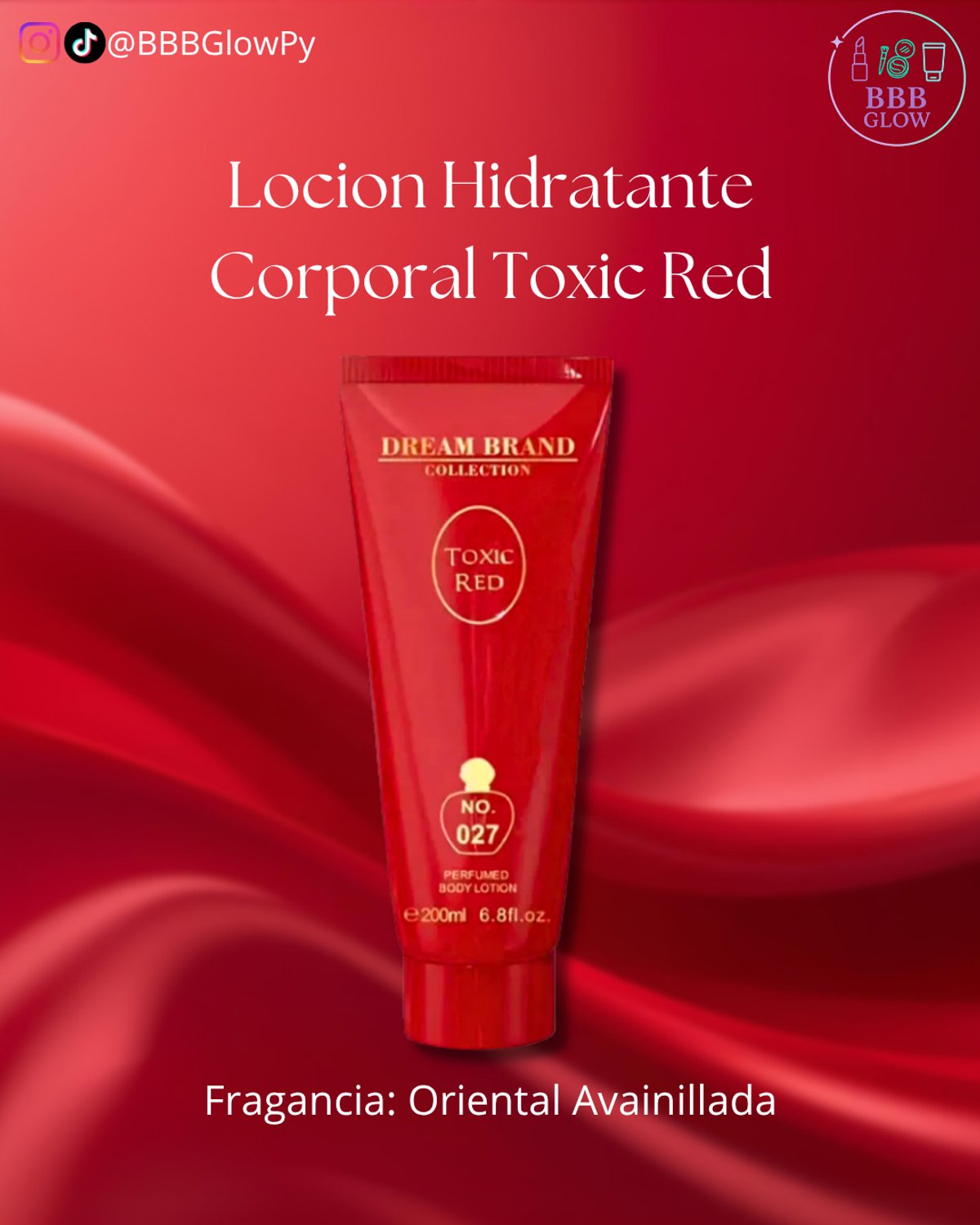Locion Corporal Toxic Red
