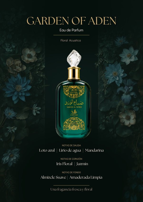 Perfume Al Wataniah Sabah Al Ward Garden of Eden EDP Femenino - 100mL