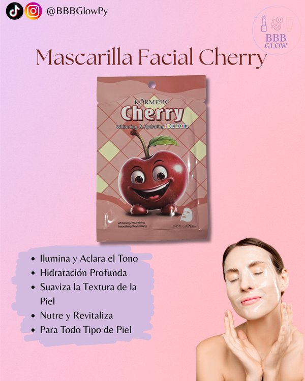 Mascarilla Facial Cherry