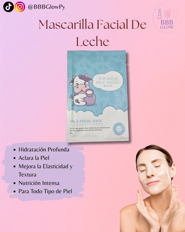 Mascarilla Facial de Leche