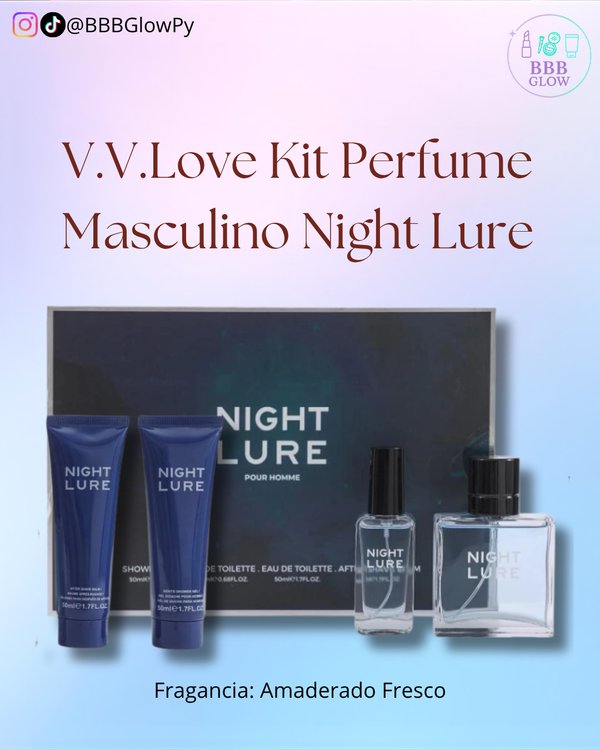 Kit 4 Piezas Night Lure Masculino