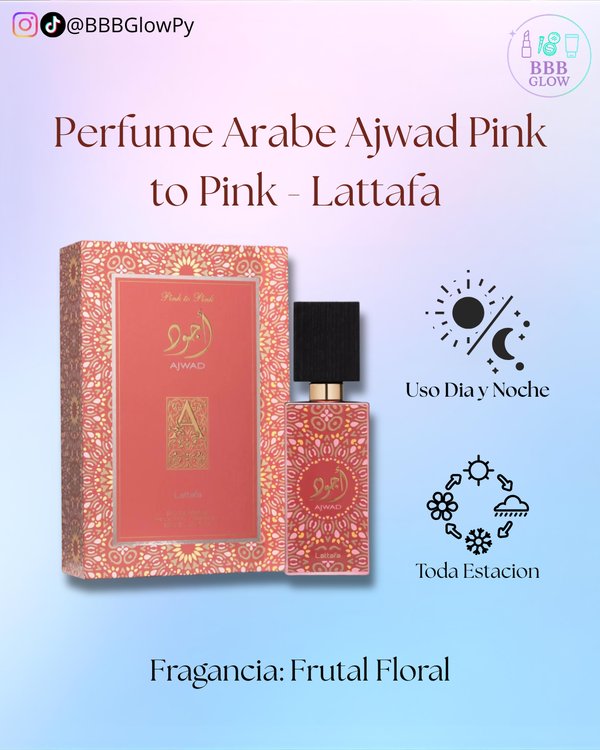 Perfume Lattafa Ajwad Pink To Pink Edp 60ml - Unisex