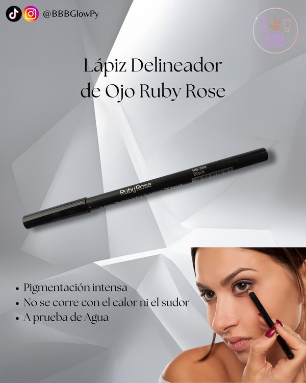 Lapiz Delineador de Ojo Ruby Rose