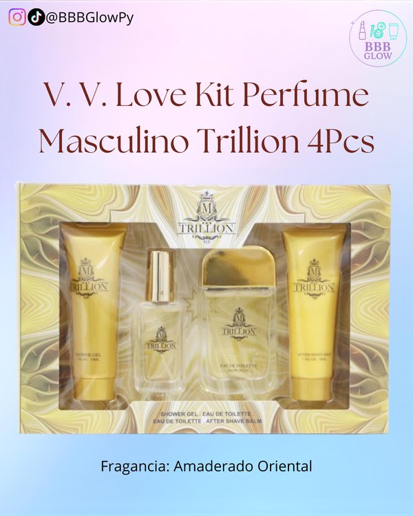 Kit 4 Piezas Trillion Masculino
