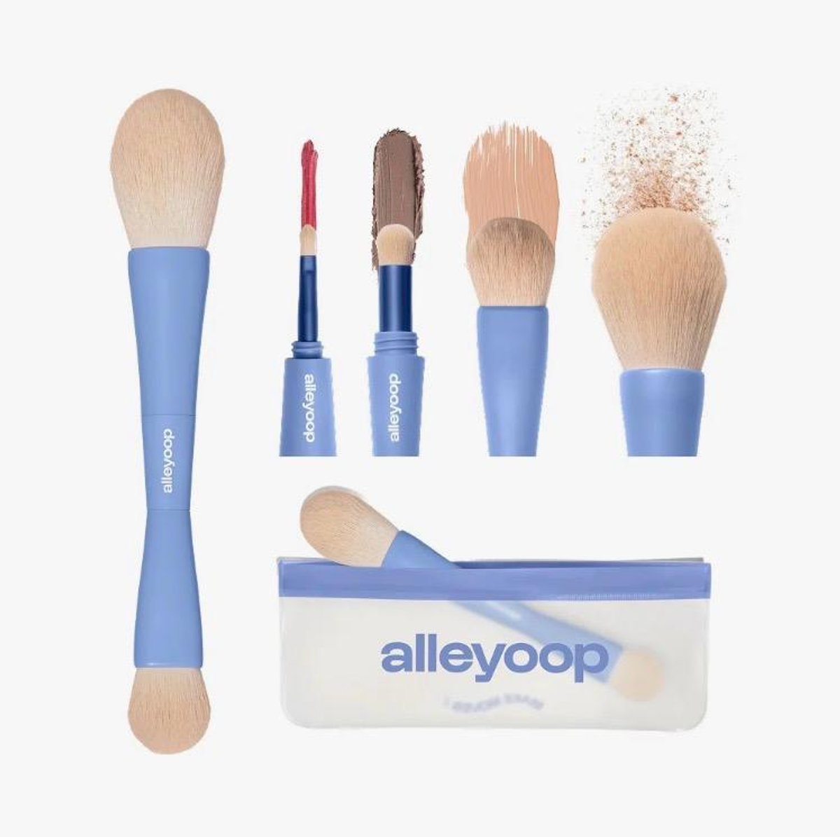 Brocha de maquillaje Alleyoop 4en1 