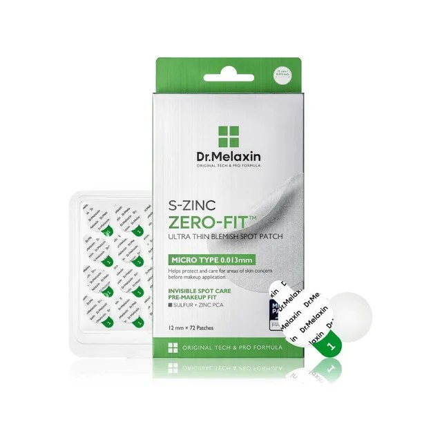  Dr. Melaxin S-Zinc Zero-Fit Parches para Acné 