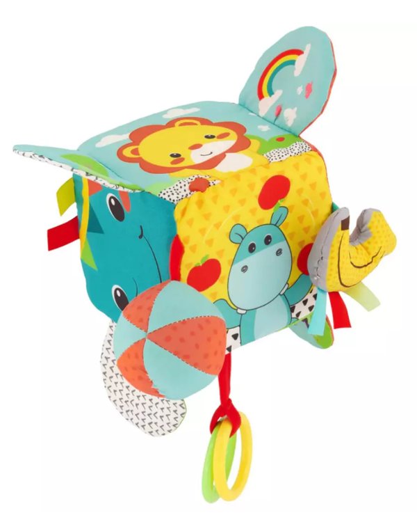 Infantino - Peek & Seek Sensory Discovery Cube  - Cubo Sensorial