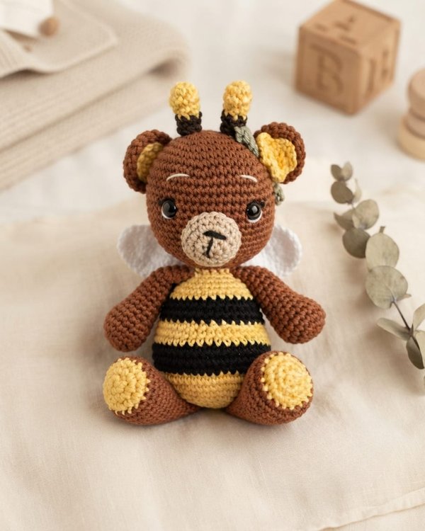 Hi - Amigurumi Chico - Osito Abejita 