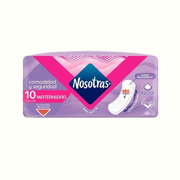 Toallitas de maternidad de 10und Nosotras