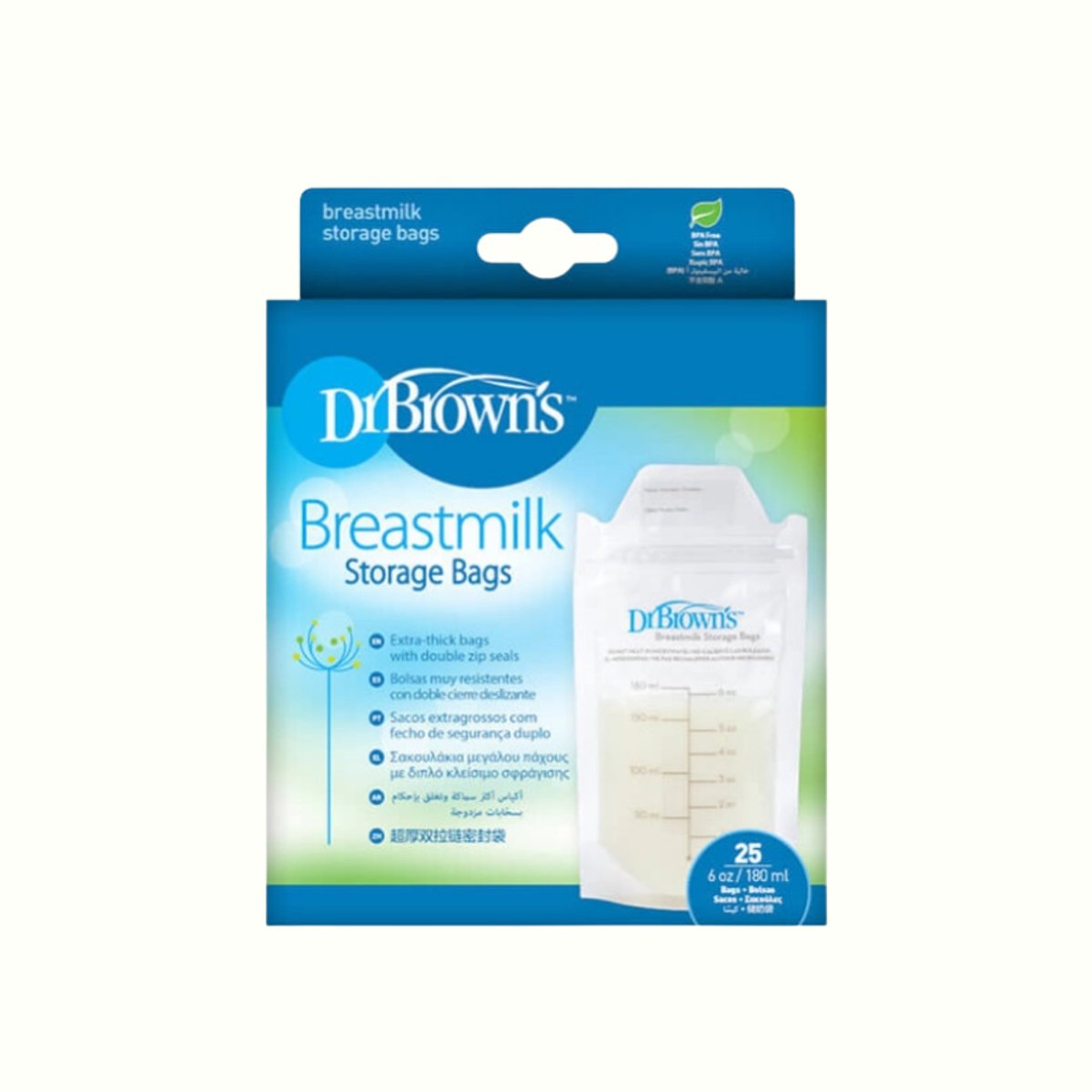 Dr. Brown´s - Bolsas de Almac. 25und - 2