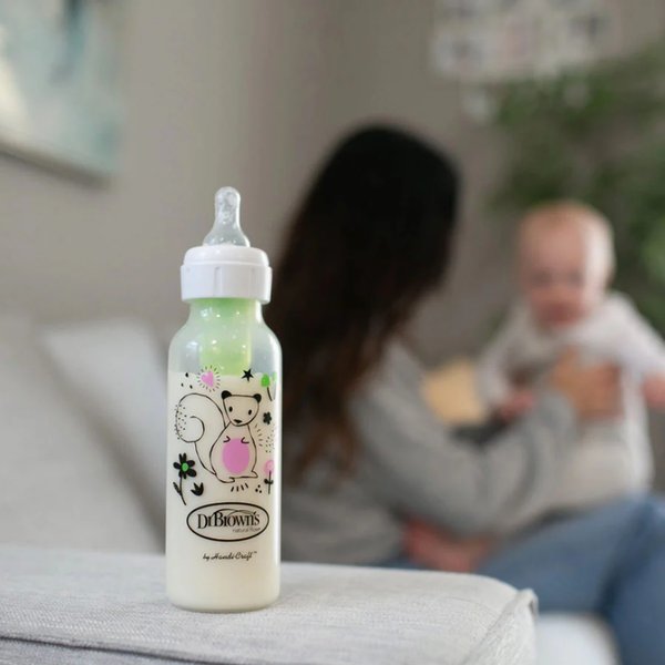 Dr Brown´s - Biberón Opt Estandar con Diseño Ardilla 250ml N1