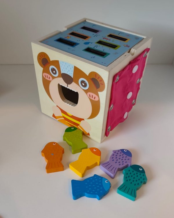 Cubo Multi Juegos Montessori