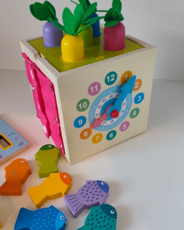 Cubo Multi Juegos Montessori