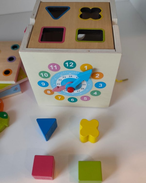 Cubo Multi Juegos Montessori