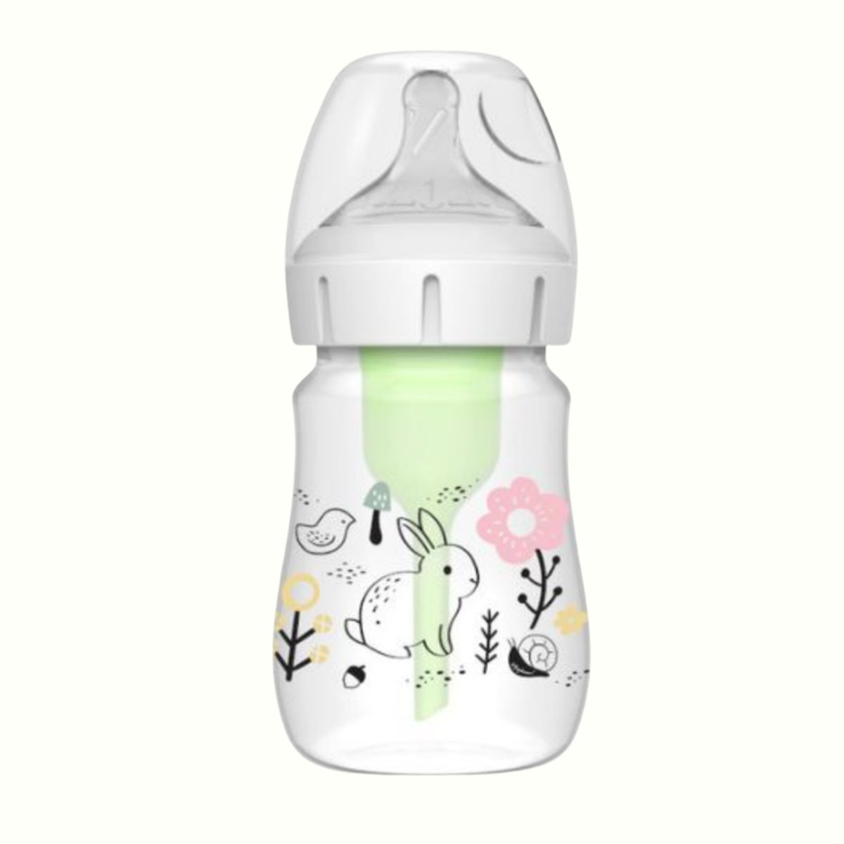 Dr Brown´s - Biberón Opt Boca Ancha con Diseño Conejito 150ml N1 - 2