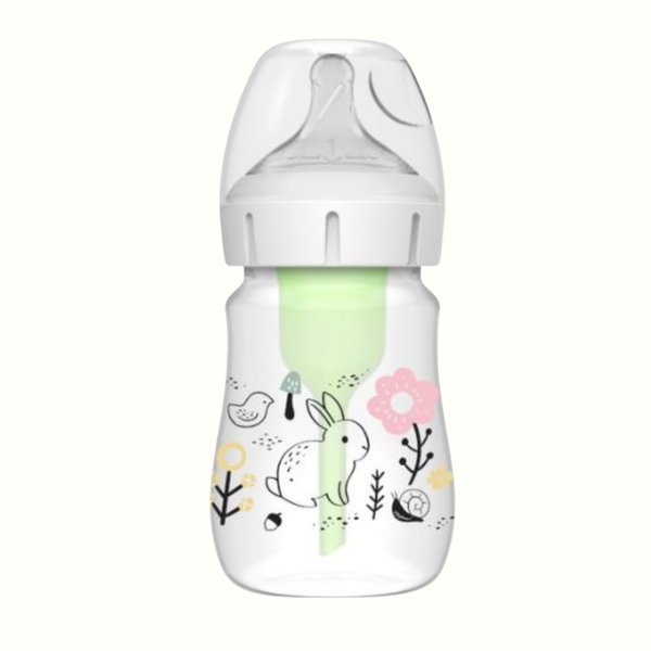 Dr Brown´s - Biberón Opt Boca Ancha con Diseño Conejito 150ml N1