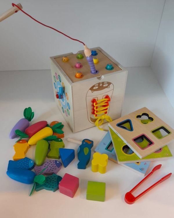 Cubo Multi Juegos Montessori