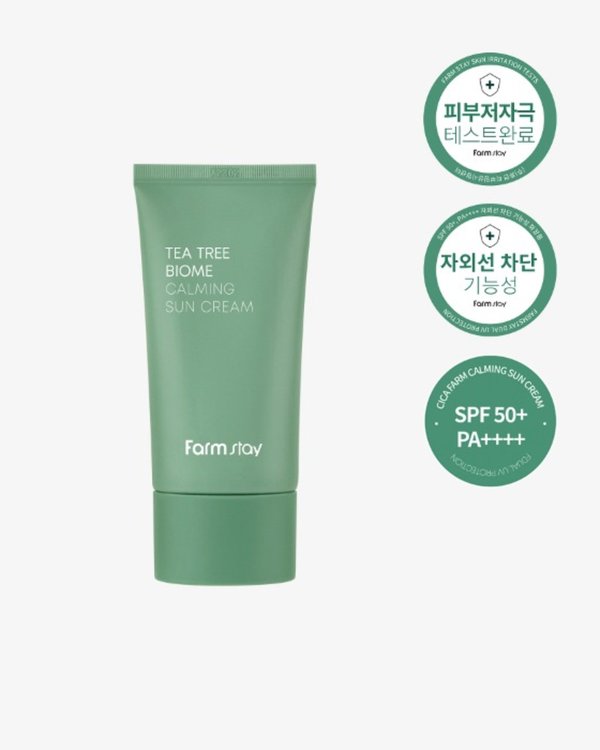 Farmstay - Protector Solar Tea Tree Biome Calming Sun Cream