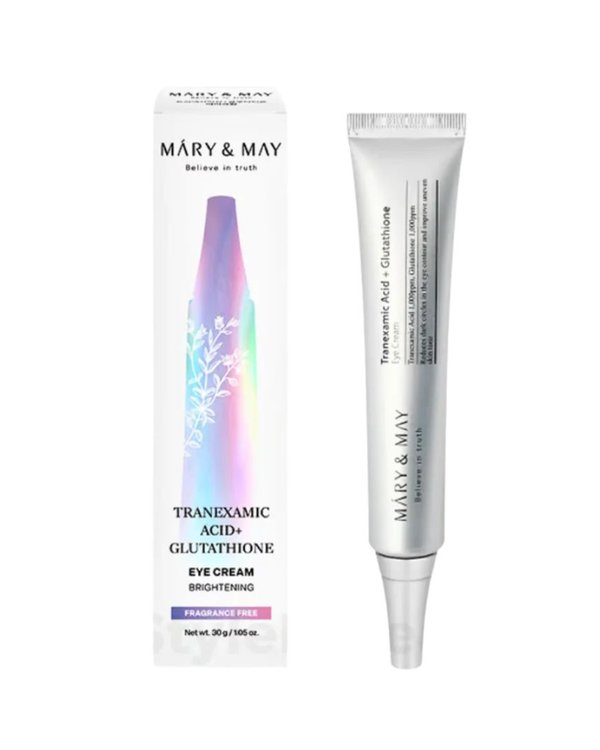 Mary & May - Contorno de ojos Tranexamic Acid + Glutathione