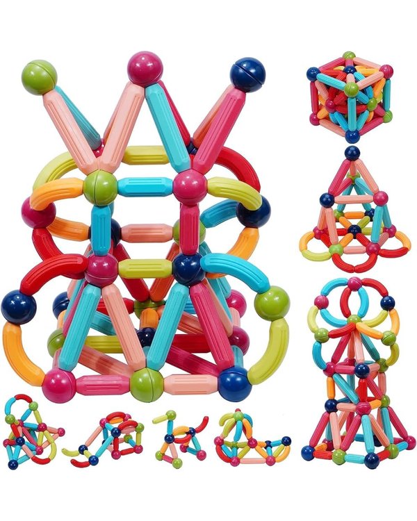 Bloques Magnéticos de 64 Pcs