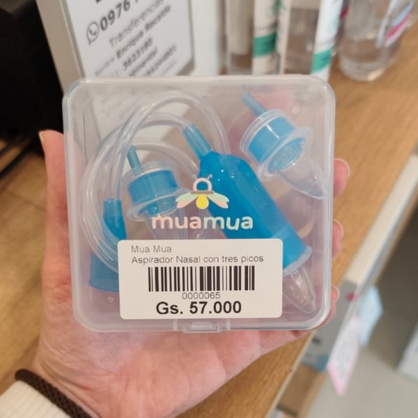 Mua Mua - Aspirador Nasal con tres picos