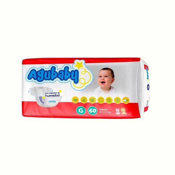 Pañal Agubaby 60und G