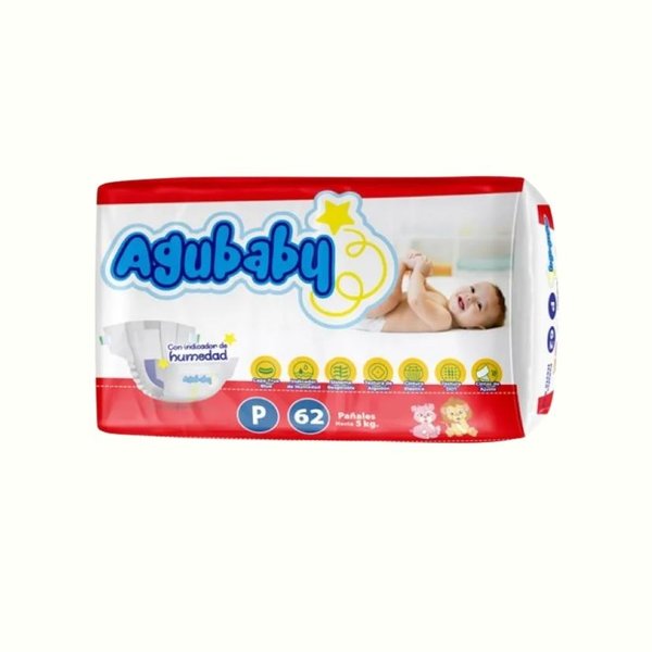 Pañal Agubaby 62und P