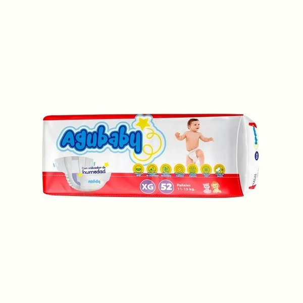 Pañal Agubaby 52und XG