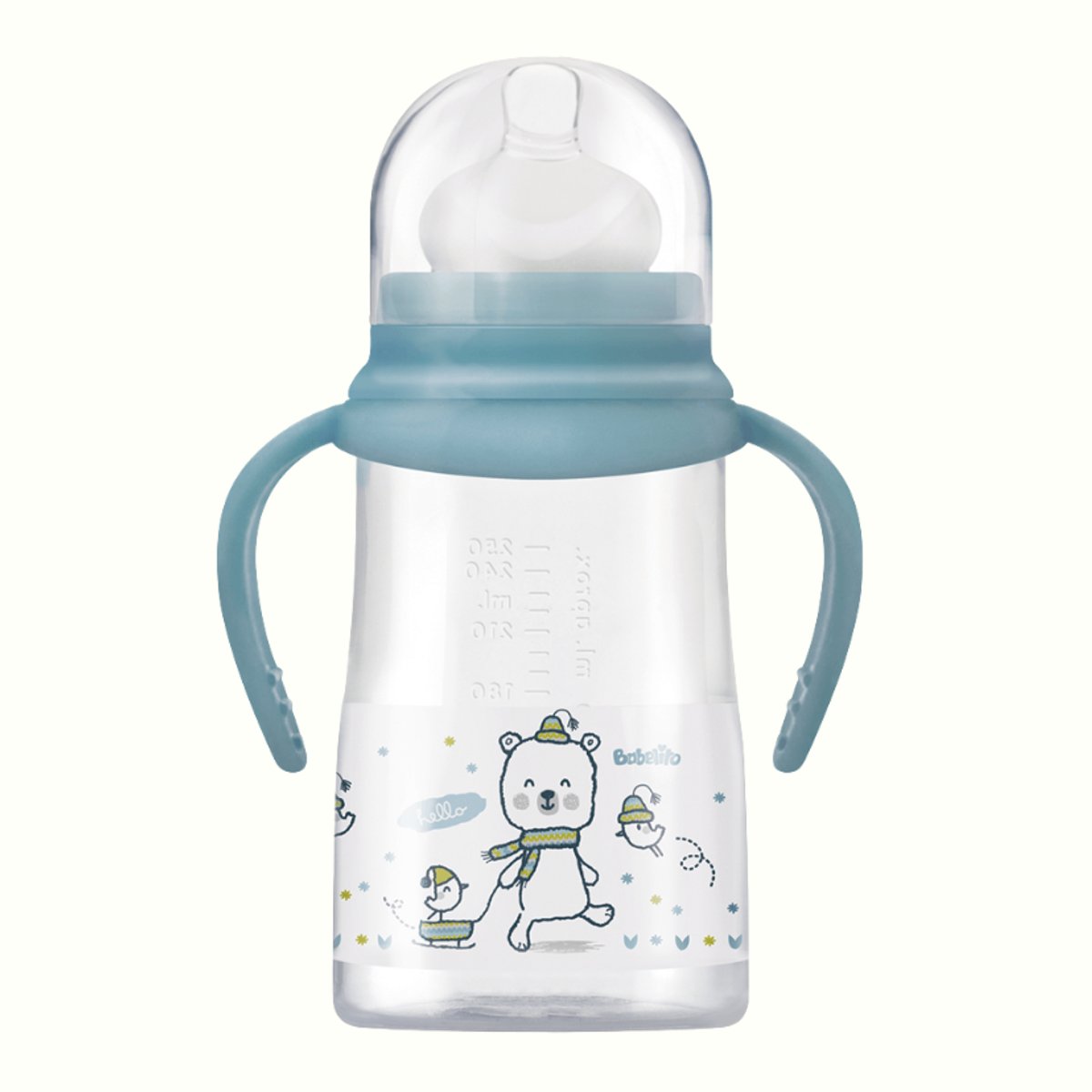 Babelito - Biberon Boca Ancha con Asas 250ml - 14
